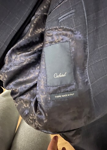 Cacharel marka ekose desenli erkek takım elbise - Görsel 4