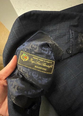 Cacharel marka ekose desenli erkek takım elbise - Görsel 3