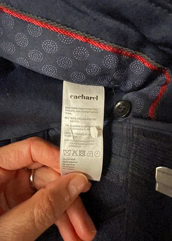 Cacharel marka ekose desenli erkek takım elbise - Görsel 5