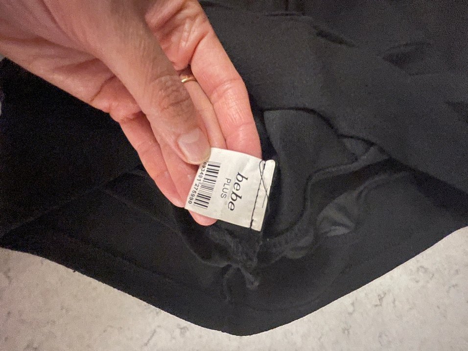 Siyah renk tül detaylı bluz - Görsel 4