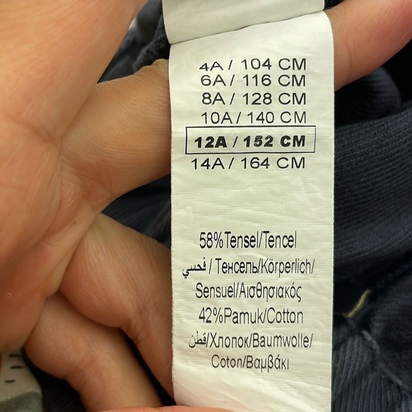 Kemerli Gri Kahverengi Denim Kız Şortu - Görsel 4