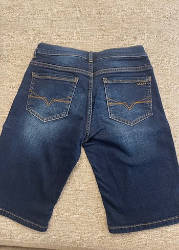 Erkek çocuk Lacivert Denim Kemerli Şort - Görsel 2