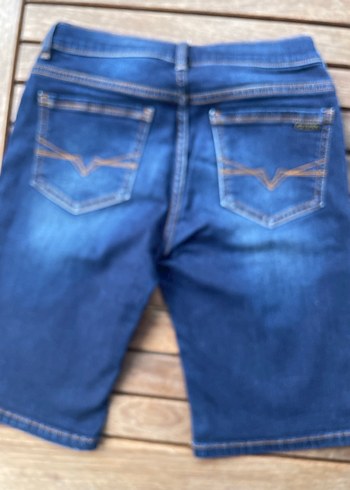 Erkek çocuk Lacivert Denim Kemerli Şort - Görsel 7