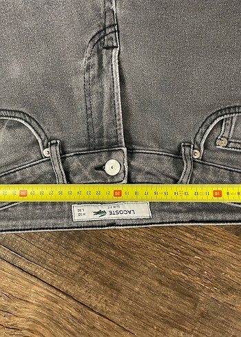 Lacoste marka Gri renk Slim fit erkek jeans - Görsel 8