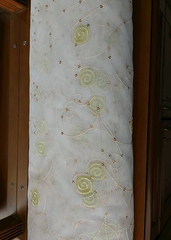 İşlemeli Beyaz Perde - Görsel 3