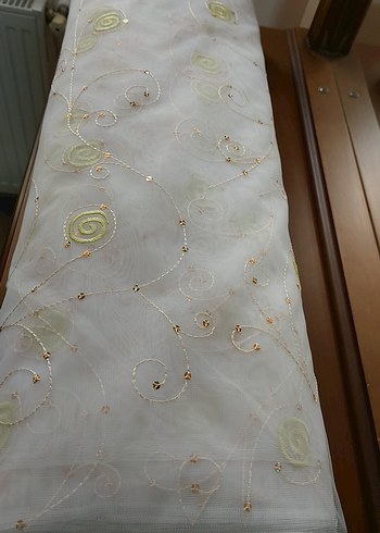 İşlemeli Beyaz Perde - Görsel 5