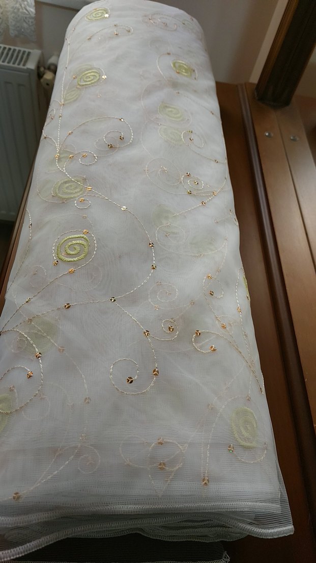 İşlemeli Beyaz Perde - Görsel 5