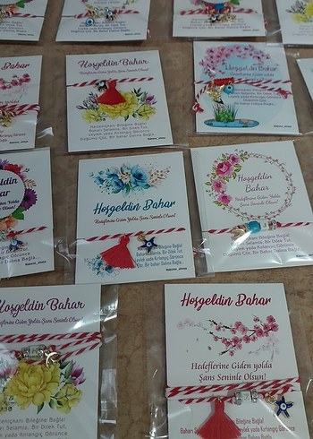 Çiçek Desenli Boncuklu martenicka Bileklik - Görsel 4