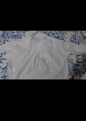 Düğmeli Bohem Nakışlı Beyaz Kadın Gömlek - Görsel 5