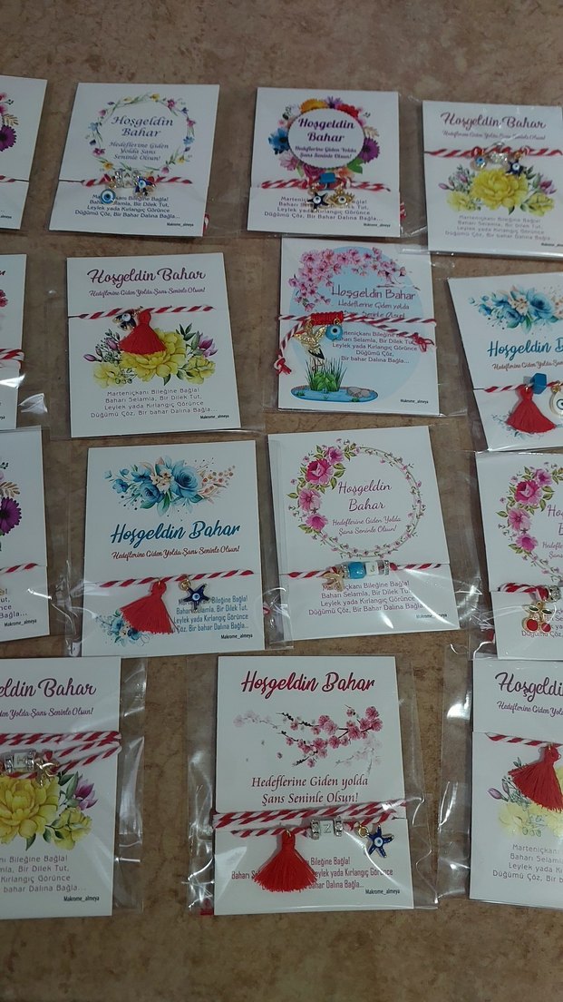 Renkli Boncuklu martenicka  Kadın Bileklik - Görsel 4