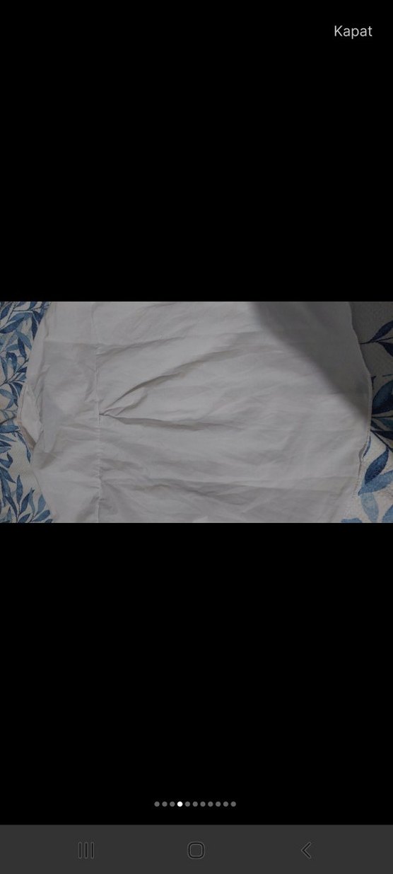 Nakışlı Beyaz Bohem Kadın Gömlek - Görsel 5