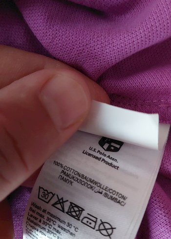 s/m Beden mor Renk mor Erkek Polo Yaka Tişört