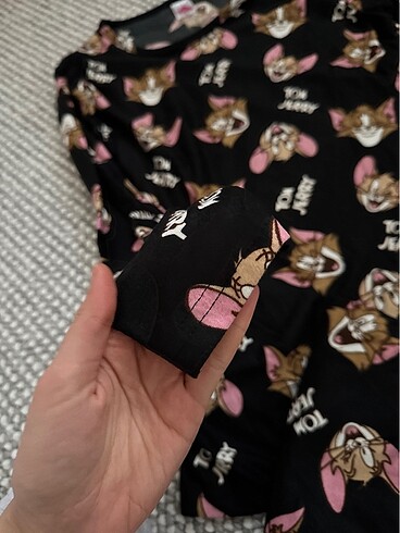 m Beden siyah Renk Pijama takımı