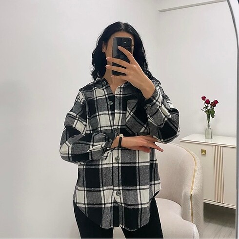 Unisex oduncu gömlek