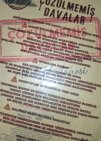 Çözülmemiş Davalar Kitabı - Görsel 2