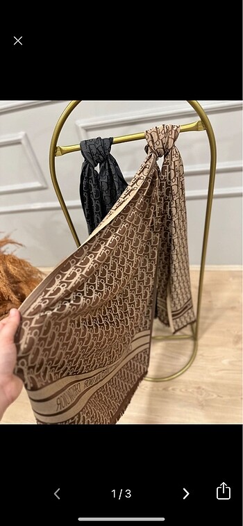 Dior desem çift taraflı şal