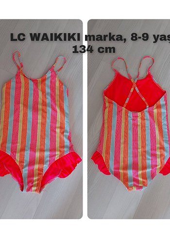 Calzedonia Renkli Kız Çocuk Mayo ve Bikini Seti