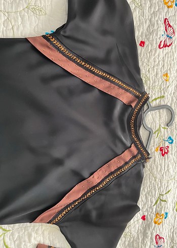 Siyah Kilis uzun elbise - Görsel 5