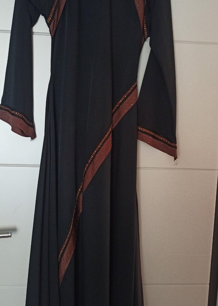Siyah Kilis uzun elbise - Görsel 2