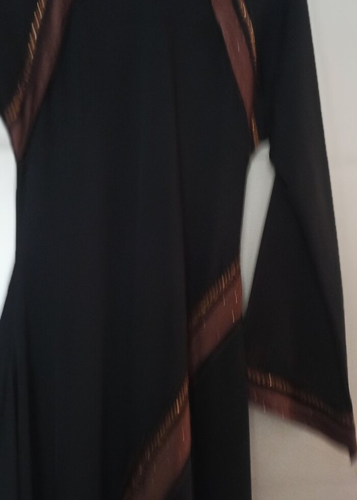 Siyah Kilis uzun elbise - Görsel 4