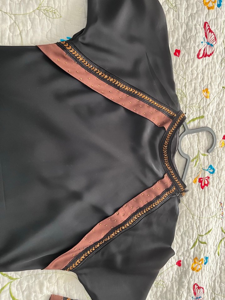 Siyah Kilis uzun elbise - Görsel 5