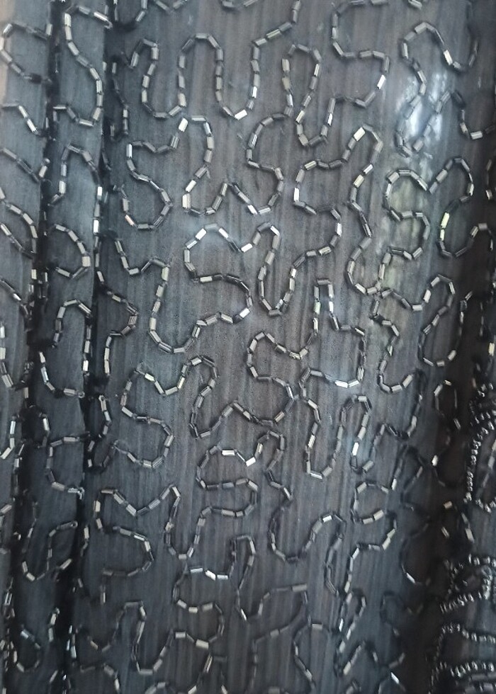 Boncuklu  abiye - Görsel 2