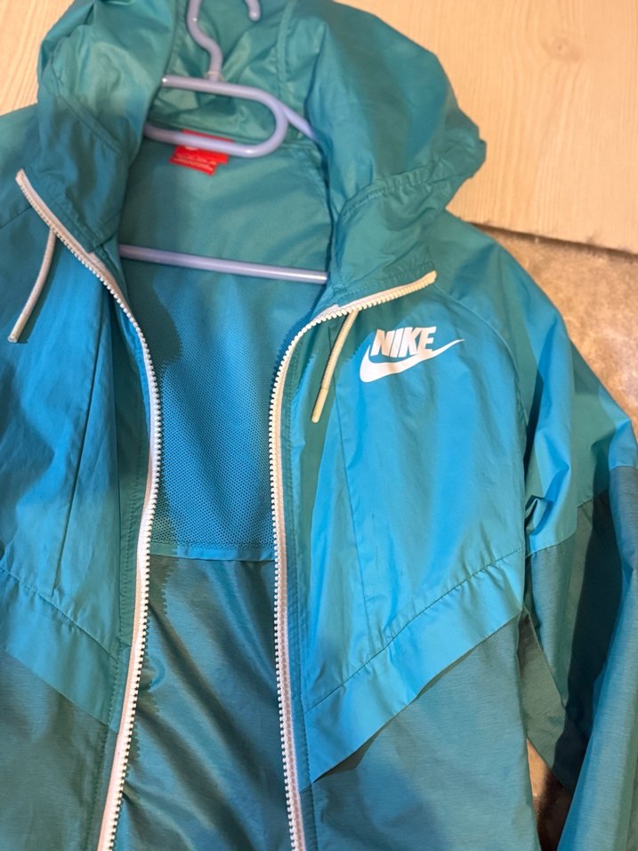 Nike Mavi Fermuarlı Kadın Yağmurluk - Görsel 2