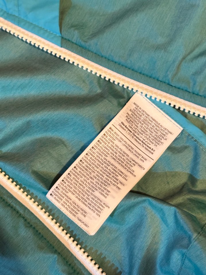 Nike Mavi Fermuarlı Kadın Yağmurluk - Görsel 5