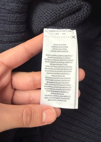 Ralp Lauren kazak - Görsel 3