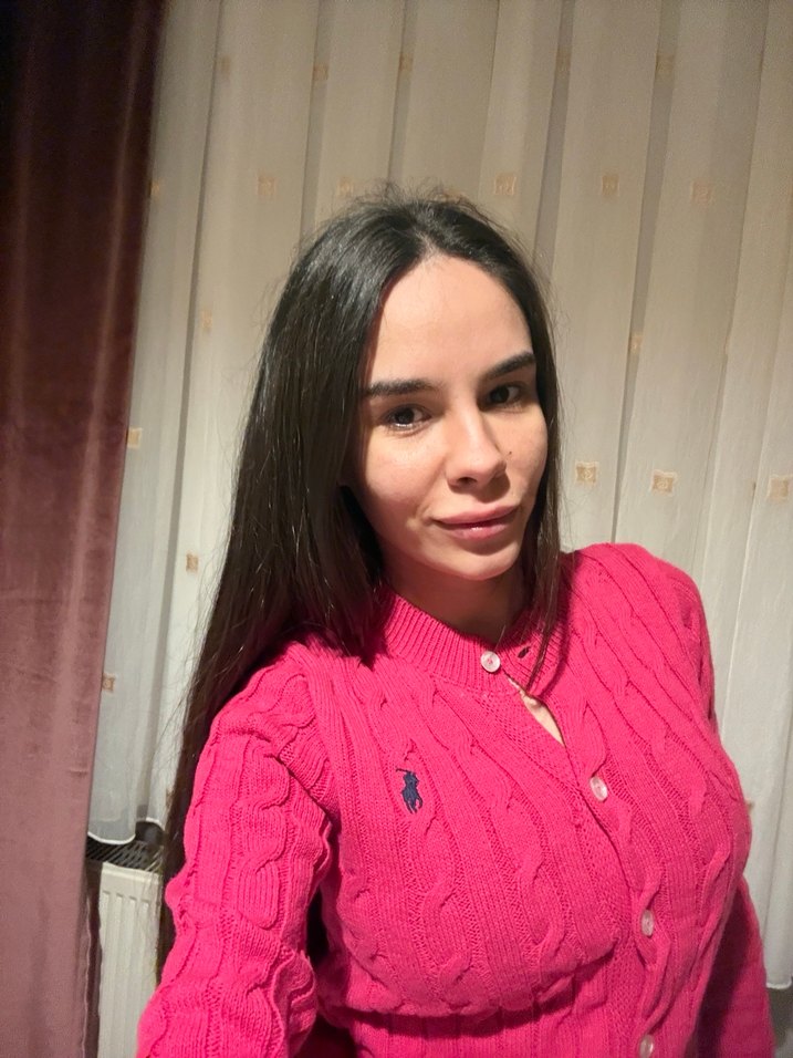 Ralp Lauren Düğmeli Pembe Triko Kadın Hırka - Görsel 2