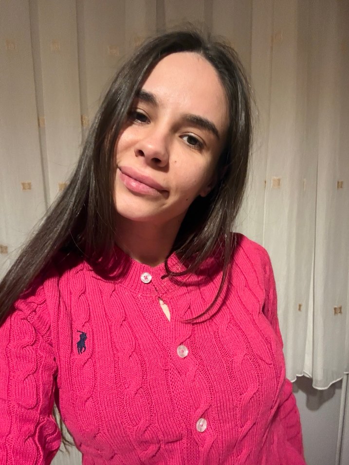 Ralp Lauren Düğmeli Pembe Triko Kadın Hırka - Görsel 3