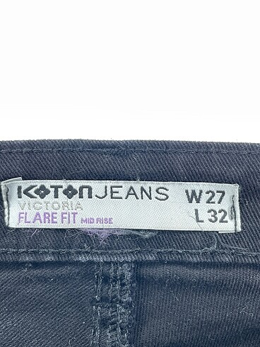 27 Beden siyah Renk Koton Jean / Kot %70 İndirimli.