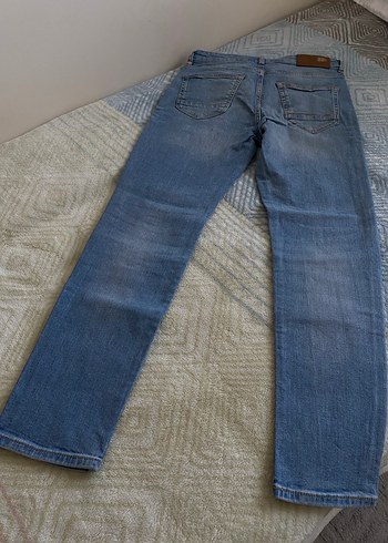 30 Beden mavi Renk Colins Erkek Mavi Normal Boy Denim Pantolon