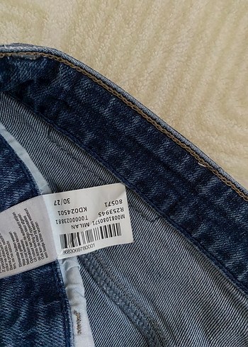 Mavi erkek Kot Pantolon - Görsel 5