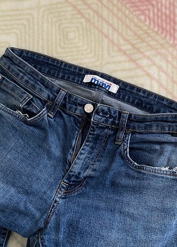 Mavi erkek Kot Pantolon - Görsel 4