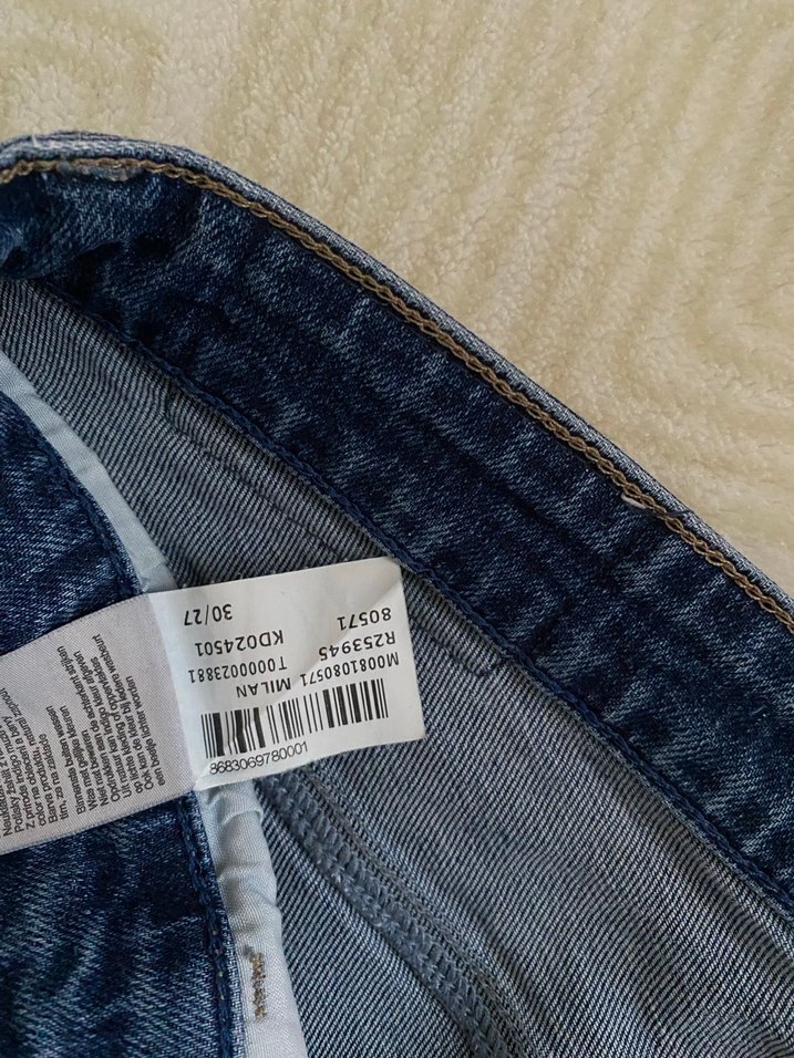 Mavi erkek Kot Pantolon - Görsel 5