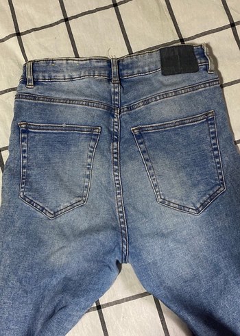 Pull and Bear Mavi Kot Pantolon