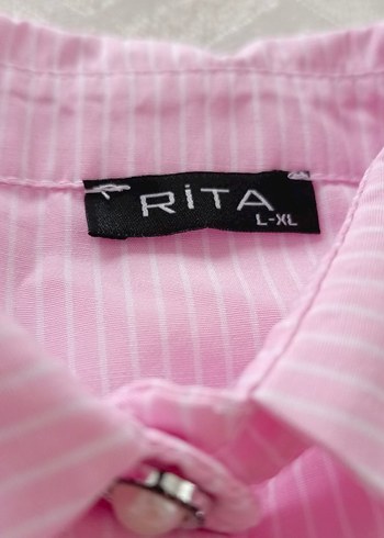 Pembe Düğmeli Kadın Gömlek - Görsel 8