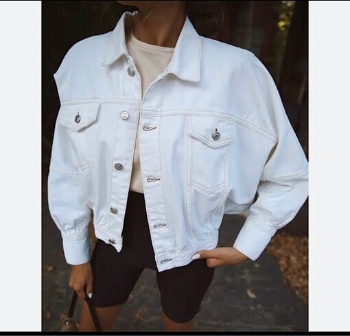Crop ceket