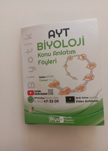 AYT Biyoloji Konu Anlatım Föyleri