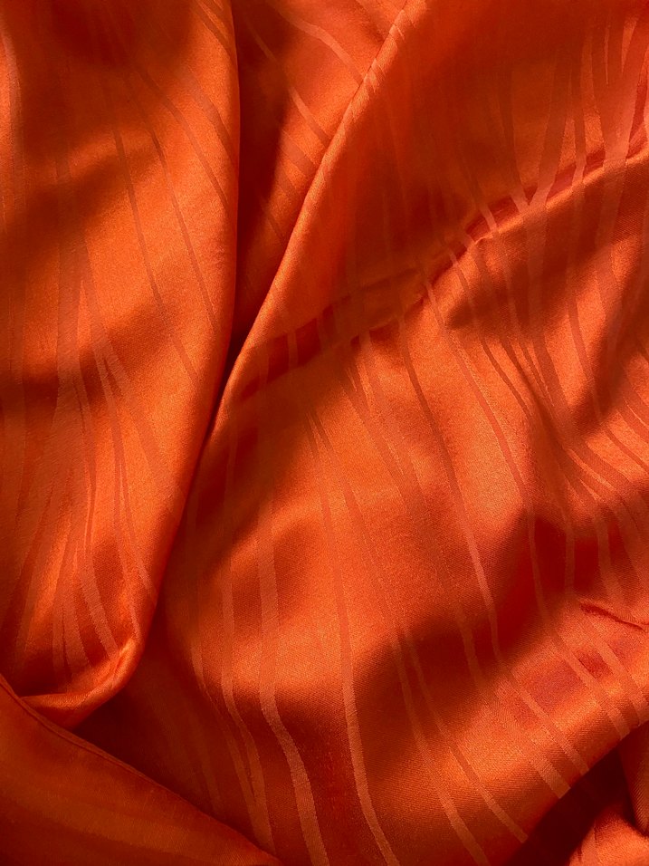 Turuncu Desenli şal - Görsel 2