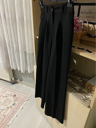 38 Beden Siyah kumaş pantolon