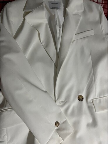 m Beden beyaz Renk BLAZER CEKET