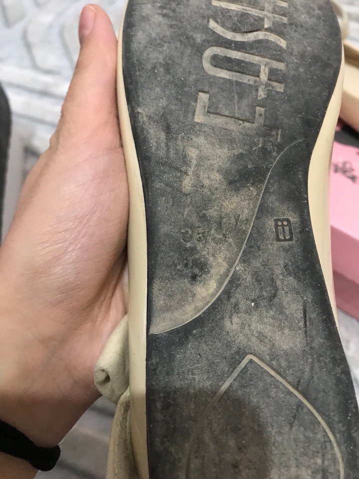 Kız Çocuk Bej Tokalı Babet Ayakkabı - Görsel 3