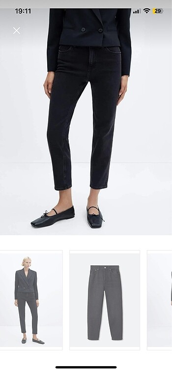 Mango mom jean