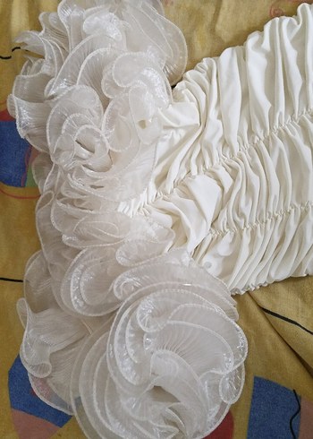 Beyaz Emzirme ve Hamilelik Yastığı - Görsel 4