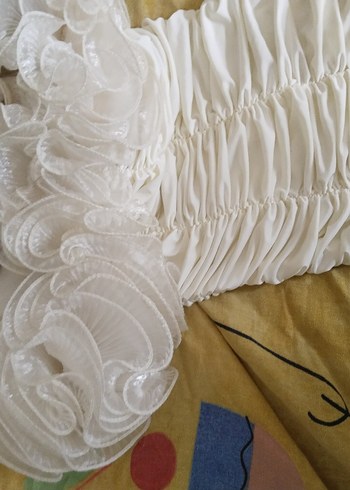 Beyaz Emzirme ve Hamilelik Yastığı - Görsel 2