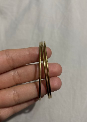 Altın Renkli Elastik Kadın Bileklik Ajda - Görsel 2