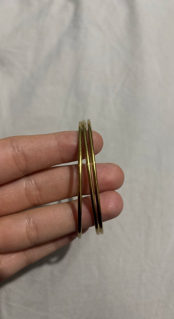 Altın Renkli Elastik Kadın Bileklik Ajda - Görsel 2