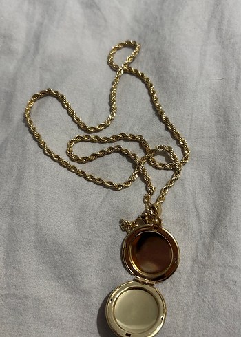 Zincir Detaylı Midi Vintage Kadın Kolye - Görsel 2